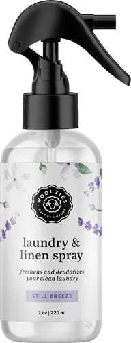 Woolzies Natural Laundry Linen and Room Spray Scented w Pure Essential Oils | Aromatherapy Pillow & Fabric Mist (Still Breeze)