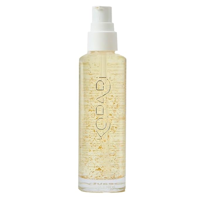 Kopari Golden Aura Body Oil with 24k Gold & Hyaluronic Acid - Hydrating Formula for Glowing Skin 3.3 oz