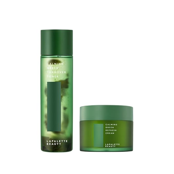 lapalette Calming Green Basic Skincare Set – Toner & Cream