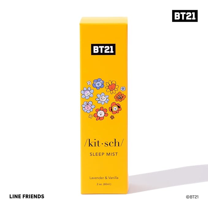 Kitsch Sleep Mist Fabric Spray - Calming Lavender Room Spray for Relaxation & Bedroom Essentials | Ideal Gifts for Women, 2 oz