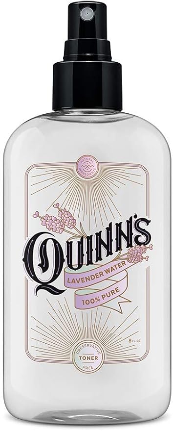 Quinn’s Lavender Water- Natural Pillow Spray - Relaxing Aromatherapy - Facial Body Mist 8 Ounce