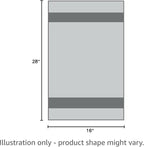 NY Loft 100% Cotton Hand Towel 6 Pack Hand Towel Set | Super Soft & Absorbent Quick-Dry Hand Towels 16" x 28" |Textured and Durable Cotton | Trinity Collection (6 Pack Hand Towel, Seafoam)