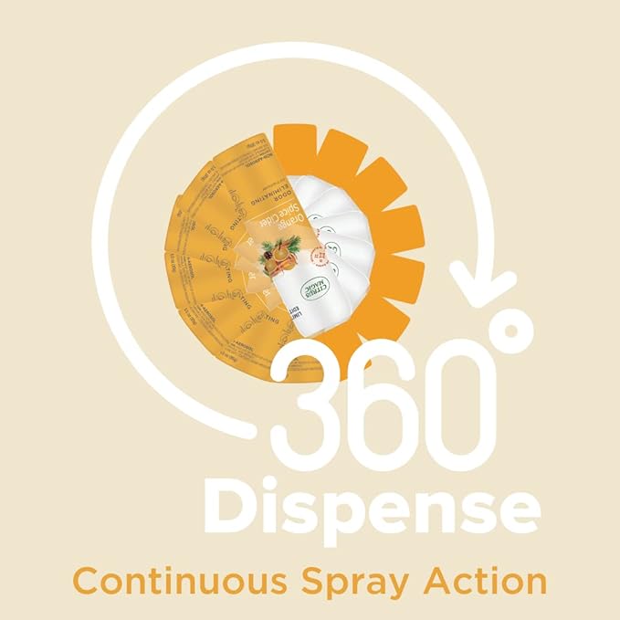 Citrus Magic Limited Edition Natural Odor Eliminating Air Freshener Spray, Orange Spice Cider, 3-Ounce, Pack of 3