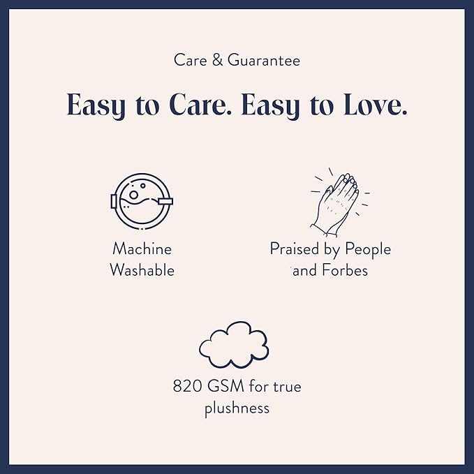 Brooklinen Super-Plush Bath Sheet and Hand Towel Set - 2 Bath Sheets 2 Hand Towels - Cotton, Highly Absorbent (Slate)