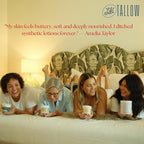 Whipped Tallow 9oz - All Natural Face Cream + Whole Body Moisturizer for Dry Skin - Made With Scented Oil Blend - No Preservatives, Parabens or Seed Oils - USA Made (Vanilla)