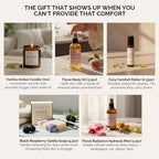 Thinking of You Gifts for Women | Sympathy Gift Basket with Candle, Body Oil, Soap, Mist, Roller. Care Packages for Women, Unique Bereavement Gifts, Hug in a Box, Condolences Gift Basket for Loss.