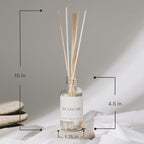 Sweet Water Decor Christmas Tree Reed Diffuser Set - Spruce, Pine Needles, Cedar, and Moss Scented Diffusers - Scent Diffusers for Home, Long Lasting Fragrance, Made in The USA
