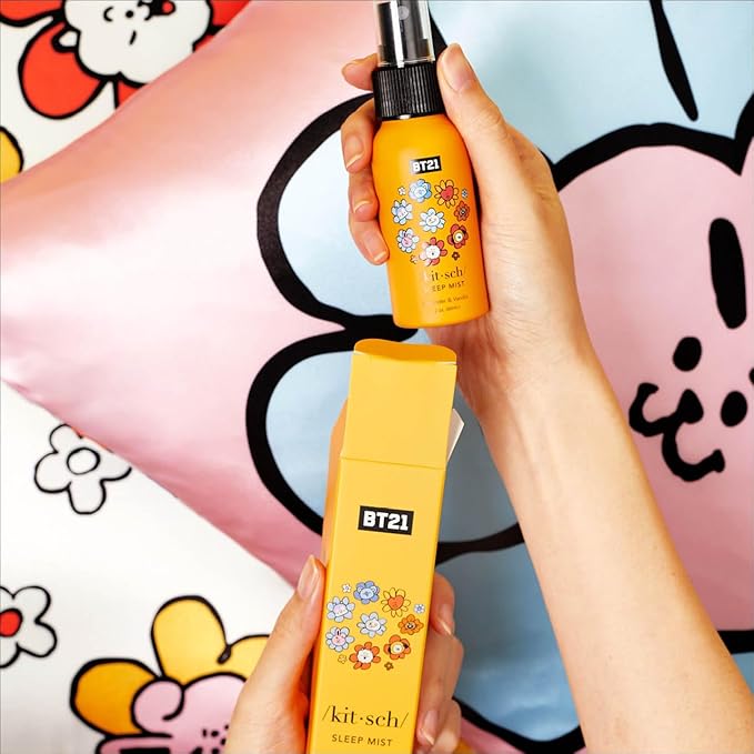 Kitsch Sleep Mist Fabric Spray - Calming Lavender Room Spray for Relaxation & Bedroom Essentials | Ideal Gifts for Women, 2 oz