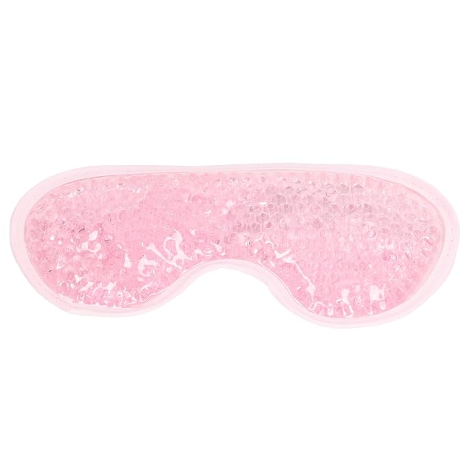 TOPINCN Cooling Eye Mask, Gel Eye Cover Reusable Cold Compress Ice Pack Sleeping Eye Cooling Pads for After Eyelid Surgery (Pink)
