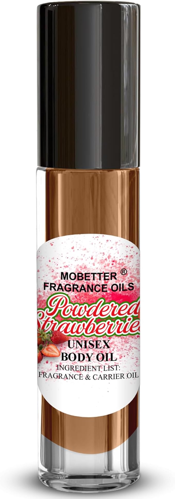 MOBETTER FRAGRANCE OILS Powdered Strawberries Fragrance Body Oil for Unisex