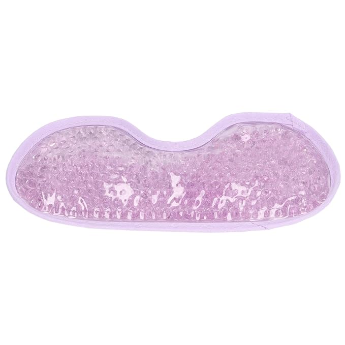 TOPINCN Cooling Eye Mask, Gel Eye Cover Reusable Cold Compress Ice Pack Sleeping Eye Cooling Pads for After Eyelid Surgery (Dark Purple)