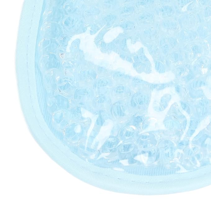 TOPINCN Cooling Eye Mask, Gel Eye Cover Reusable Cold Compress Ice Pack Sleeping Eye Cooling Pads for After Eyelid Surgery (Blue)