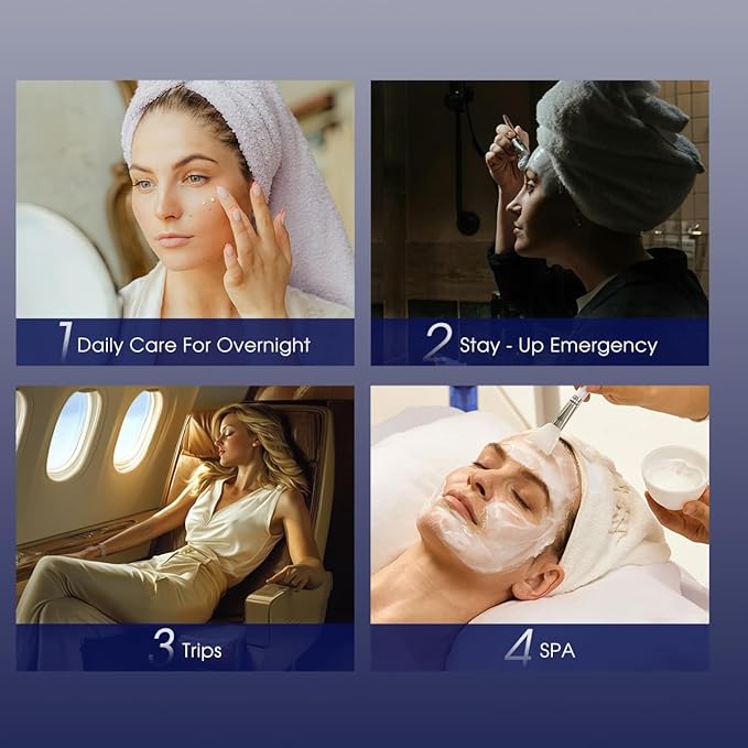 Pier Auge Facial Masks | Douce Aura Face Mask | Overnight Face Mask for Glass Glow Skin -Glowup & Hydrating, Firming and Moisturizing | PDRN Mask| No-Rinse Sleeping Mask 50ml,1.69 fl.oz