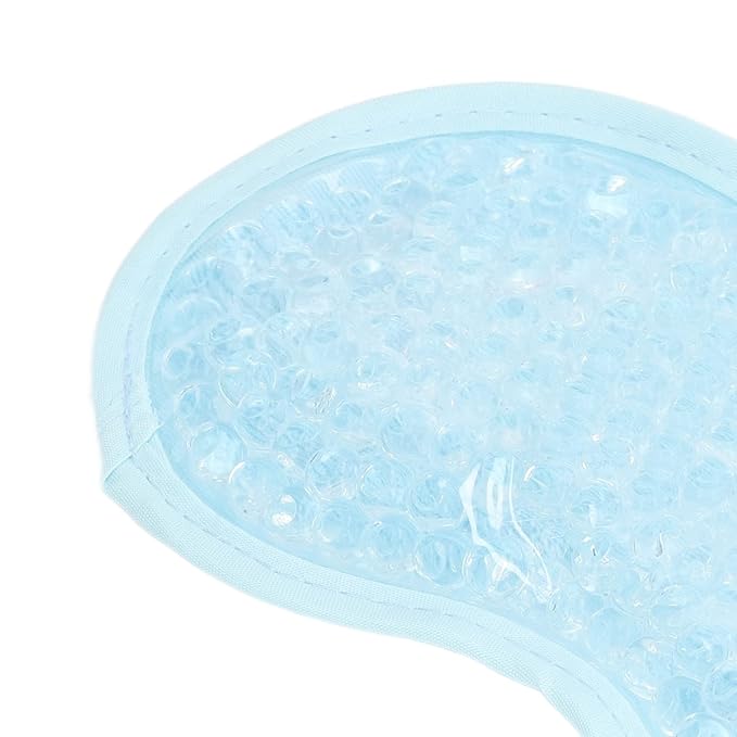 TOPINCN Cooling Eye Mask, Gel Eye Cover Reusable Cold Compress Ice Pack Sleeping Eye Cooling Pads for After Eyelid Surgery (Blue)