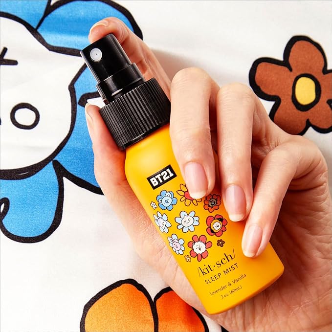 Kitsch Sleep Mist Fabric Spray - Calming Lavender Room Spray for Relaxation & Bedroom Essentials | Ideal Gifts for Women, 2 oz