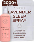 Namaste Bed & Linen Mist - Lavender Pillow Spray for Calm Sleep, 2000+ Uses