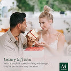 Sage Teakwood Embossed Candle Jar (18 oz) - Refreshing Aroma of Warm sage and Aged Wood - Large Dual Wick Glass Jar Candle for Relaxing - Sage Teakwood Essence Candle Gift for Women