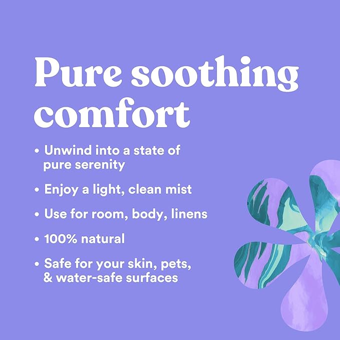 ASUTRA Sleep Bundle, 2 Products - Purple Silk Eye Mask Filled with Lavender and Flax Seeds, Lavender & Chamomile Essential Oil Pillow Spray