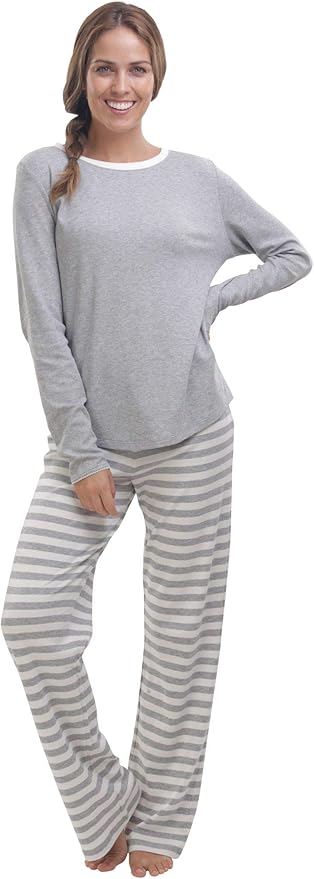 jijamas Incredibly Soft Pima Cotton Women’s Pajama Set The Soul Mate