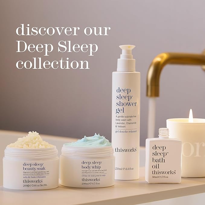 THISWORKS Deep Sleep Pillow Spray – Fast-Acting Natural Rest Formula with Essential Oils of Lavender, Vetivert & Camomile – 150 ml (5 fl oz)
