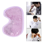 TOPINCN Cooling Eye Mask, Gel Eye Cover Reusable Cold Compress Ice Pack Sleeping Eye Cooling Pads for After Eyelid Surgery (Dark Purple)