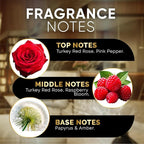 Luxury Hotel Diffuser Oil for Hotels and Homes - Aromatherapy Oils for use with an Essential Oil Diffuser at Home - Fragrance-Scent Diffuser Oil Blend (Rose Amour) 4.05fl oz (120ml)