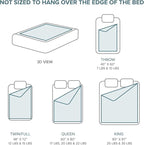 Bare Home Weighted Blanket King Size 30lb (80" x 87") for Adults - Minky Fleece - Premium Heavy Blanket Nontoxic Glass Beads (Grey, 80"x87")