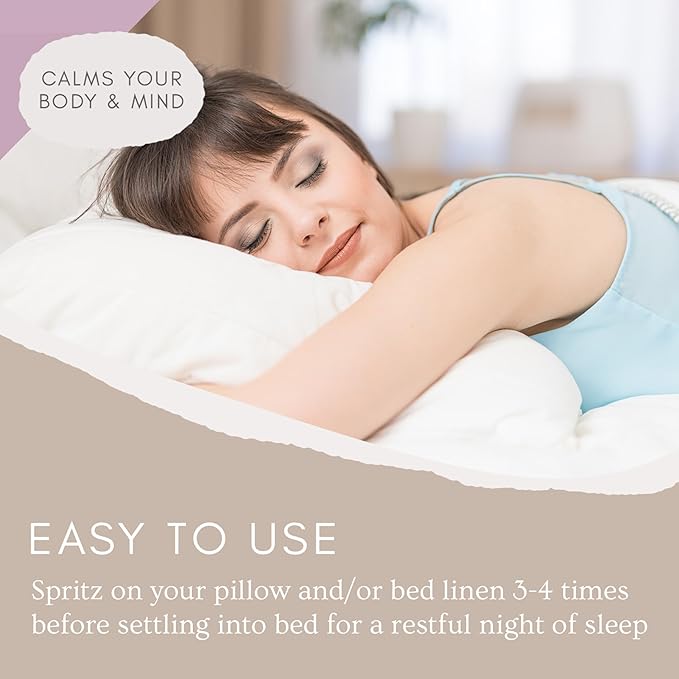 Doppeltree All Natural Pillow Spray for Sleep - Aromatherapy Lavender Mist for Acne and Linen Fabric Refresher with Essential Oil - Natural Sleep Aid