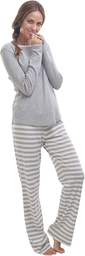 jijamas Incredibly Soft Pima Cotton Women’s Pajama Set The Soul Mate