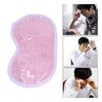 TOPINCN Cooling Eye Mask, Gel Eye Cover Reusable Cold Compress Ice Pack Sleeping Eye Cooling Pads for After Eyelid Surgery (Light Purple)