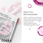 COSRX Pink Peptides Collagen Lifting Glow Hydrogel Face Masks Skincare 3 EA, Collagen Face Mask, Travel Essentials, Overnight Face Mask, Korean SkinCare, Stocking stuffers for women