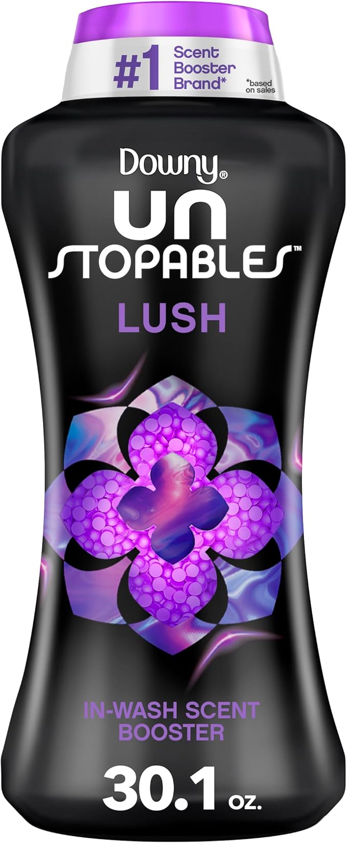 Downy Unstopables In Wash Scent Booster Beads, Lush Scent, 30.1 oz, Laundry Beads for Odor Protection, Downy Scent Booster Beads, Laundry Scent Boosters
