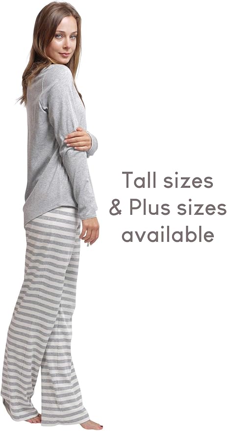 jijamas Incredibly Soft Pima Cotton Women’s Pajama Set The Soul Mate