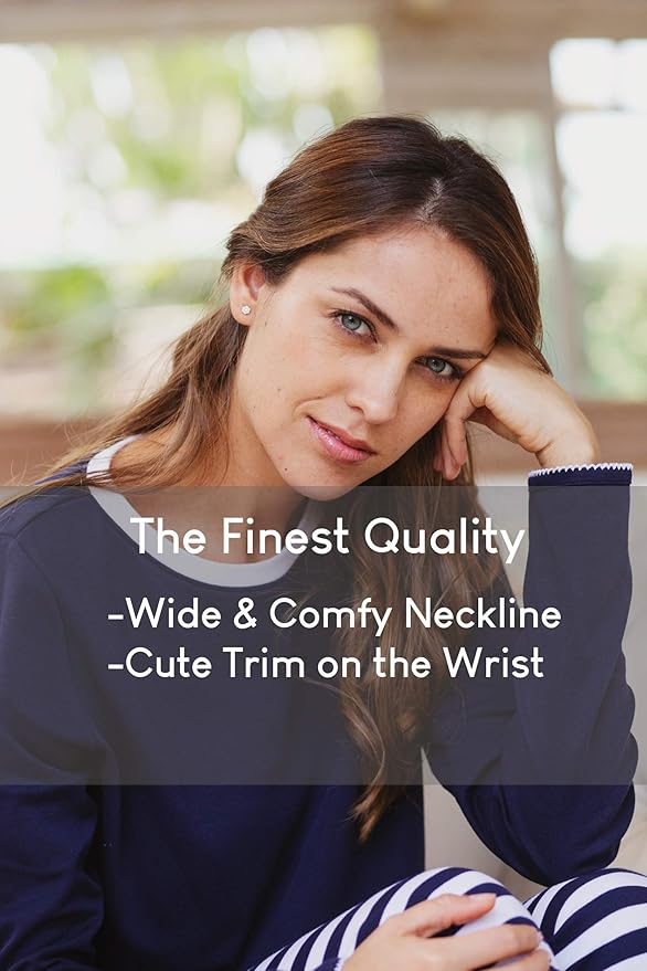 jijamas Incredibly Soft Pima Cotton Women’s Pajama Set The Soul Mate