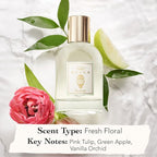 Tocca Giulietta Scented Dry Body Oil, 3.4 Fl Oz - Olio Sublime Profumato Body Fragrance Featuring Pink Tulips, Green Apple & Vanilla Orchid
