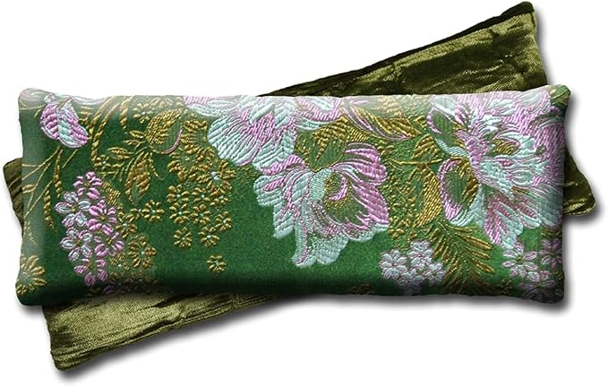 Handmade Luxe Serenity Eye Pillow - All-Natural Flaxseed - Unscented or Lavender Scented – Weighted Eye Mask for Yoga, Meditation, Hot & Cold Therapy