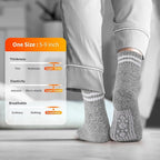 ICEIVY Thermal Slipper Socks, Thick Grip Hospital Plush Slipper Grip Socks Women Winter Soft Warm Cozy Socks 4 Pairs