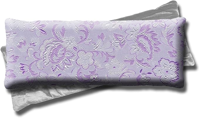 Handmade Luxe Serenity Eye Pillow - All-Natural Flaxseed - Unscented or Lavender Scented – Weighted Eye Mask for Yoga, Meditation, Hot & Cold Therapy