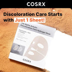 COSRX The Alpha-Arbutin Discoloration Care Hydrogel Face Masks Skincare 3 EA, Collagen Face Mask, Travel Essentials, Overnight Face Mask, Korean Skin Care, Stocking Stuffers