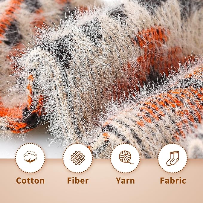 SISOSOCK 5 Pairs Fuzzy Soft Cozy Fluffy Socks for Women, Casual Thick Plush Comfy Sleep Socks, Warm Winter Gifts for Women