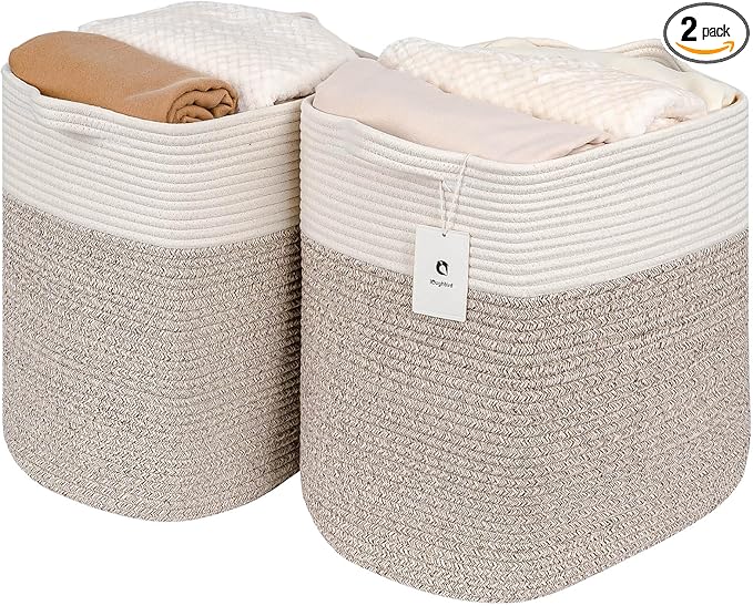 Collapsible Laundry for Hamper,Medium Large Storage Bins Fabric Storage Box, Closet Organizer,Hampers Foldable Fabric Storage Basket, Solid Storage Toy Box With Handle, Used to Organize