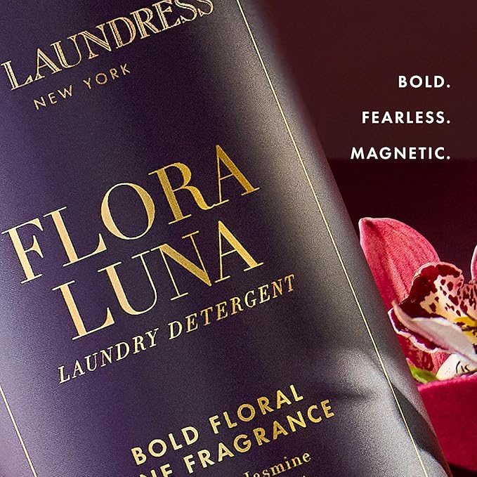 The Laundress Flora Luna Luxury Laundry Detergent, Long-lasting Fragrance up to 7 Days of Scent, BioRadiance Enzyme Technology, Keep Clothes Vibrant for Longer, USDA Biobased, 15 Loads
