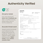 California Design Den 6 Piece King Size Sheets Set with 4 Pillowcases - Soft 400 Thread Count Sateen, 100% Cotton Sheets King Size with Deep Pockets, Durable Bedding Set - Beige (Golden Tone)