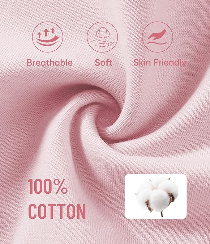 ANLIQI 100% Cotton Pajamas for Women Button Down Pajamas Long Sleeve Top & Pant Sleepwear Loungewear Pj Set with Pocket