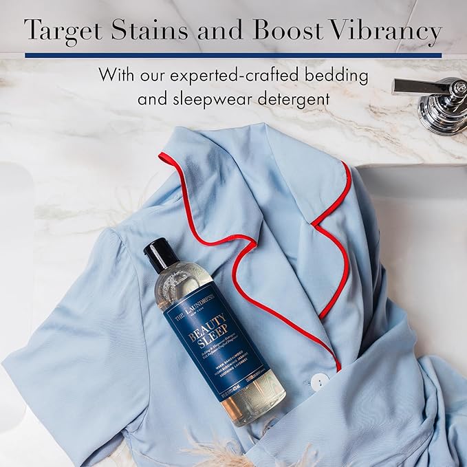 The Laundress Beauty Sleep Luxury Laundry Detergent, Bedding & Sleepwear Concentrated Enzyme Bio-Based Formula, Lavender & Sandalwood Fragrance Blend, Stain Remover, 16 Oz, 15 Loads