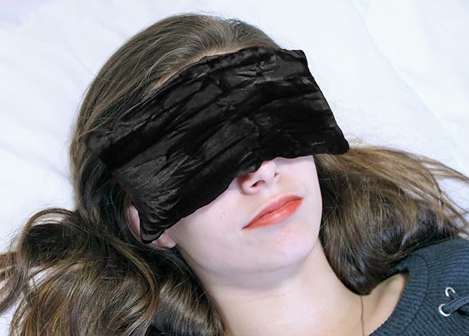 Handmade Luxe Serenity Eye Pillow - All-Natural Flaxseed - Unscented or Lavender Scented – Weighted Eye Mask for Yoga, Meditation, Hot & Cold Therapy