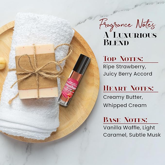 MOBETTER FRAGRANCE OILS Strawberry Butter Fragrance Body Oil for Unisex