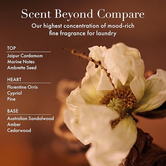 The Laundress Soft Focus Luxury Laundry Detergent, Long-Lasting White Santal Fragrance up to 7 Days of Scent, BioRadiance Enzyme Technology, Keep Clothes Vibrant for Longer, USDA Biobased, 15 Loads