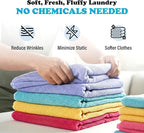 Smart Sheep Wool Dryer Balls - 6-Pack - XL Premium Natural Fabric Softener Award-Winning - Wool Balls Replaces Dryer Sheets - Wool Balls for Dryer - Laundry Balls for Dryer