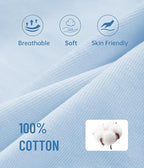 ANLIQI 100% Cotton Pajamas for Women Button Down Pajamas Long Sleeve Top & Pant Sleepwear Loungewear Pj Set with Pocket